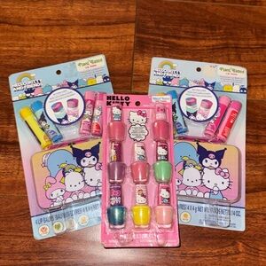 Hello Kitty Nail Polish & Lip Balm Gift Set